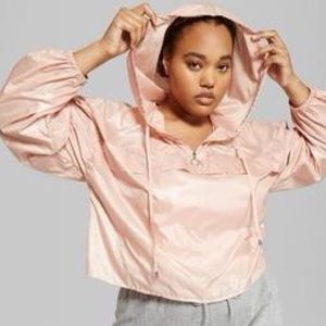 NWT Blush Pink Windbreaker Jacket XL